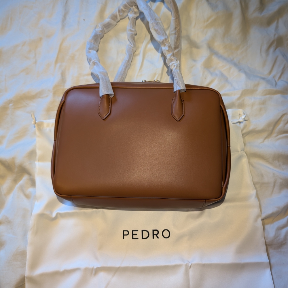 Pedro Brown Leather Handbag